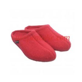 Haflinger Women's Slipper Alaska size-36,Brick-Red