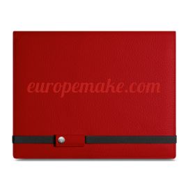 Caran D'Ache LÉMAN RED LEATHER NOTEBOOK A5