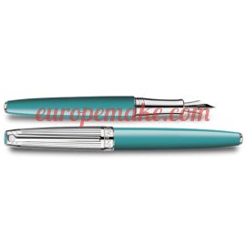 Caran D'Ache SILVER-PLATED, RHODIUM-COATED LÉMAN FOUNTAIN PEN