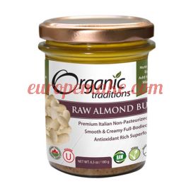 Organic Traditions Raw Almond Butter 180 g