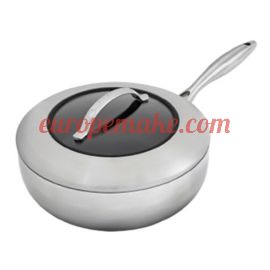 SCANPAN CTX Series 26cm Deep Sauté Pan w/ Glass Lid