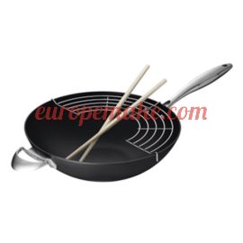 SCANPAN Professional Series 32cm Wok with Rack'N'Sticks