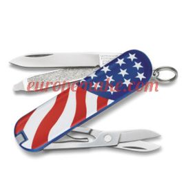 Swiss Army Knife Classic SD U.S. Flag 58 mm